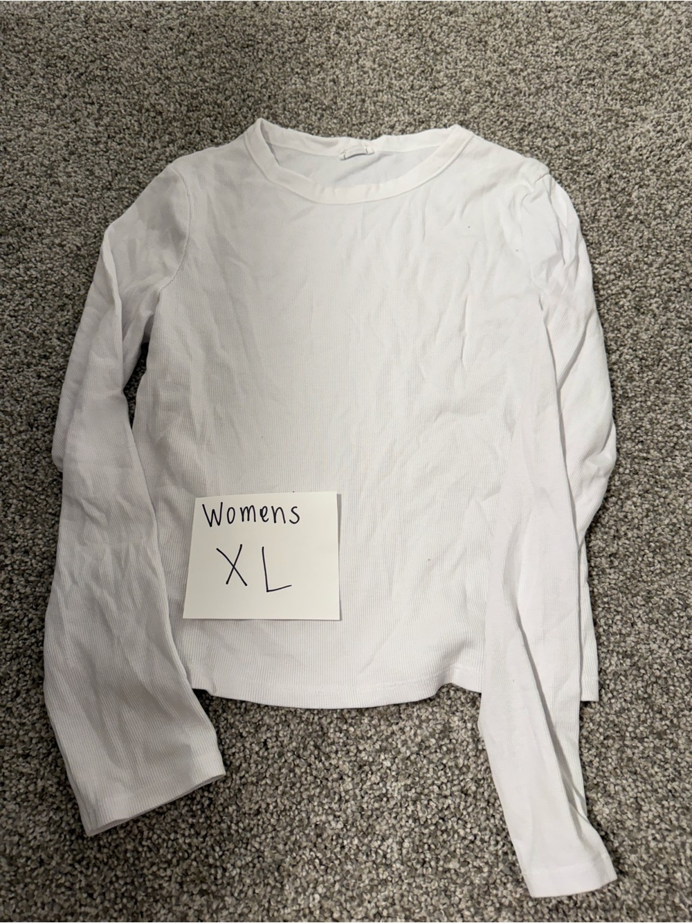 Cotton On Women’s White Long Sleeve Crew Tee